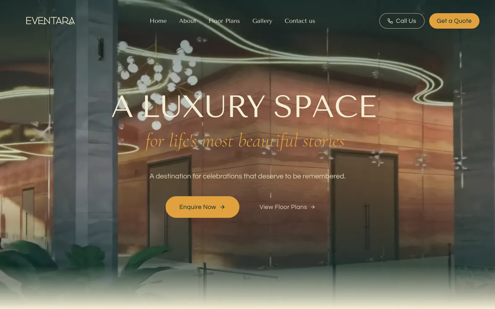 Eventara Convention website