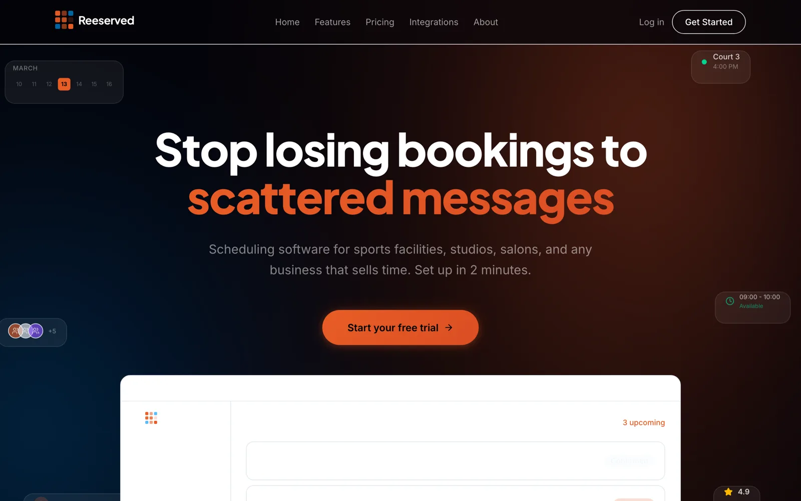 Reeserved website